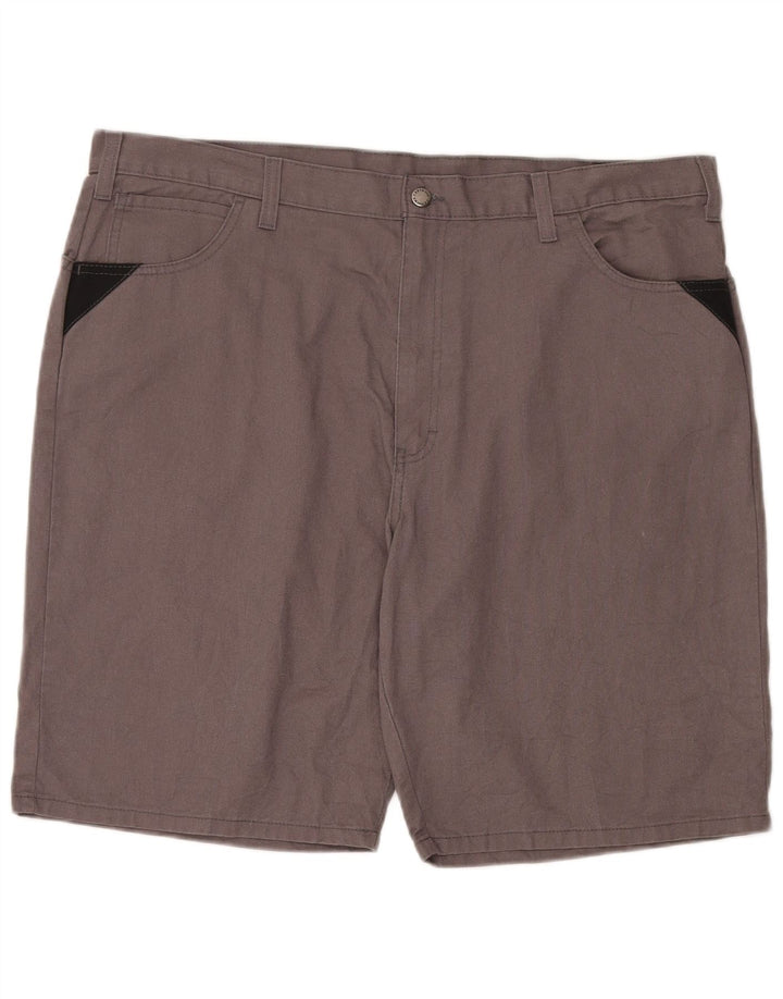 Shorts casuais masculinos DICKIES W42 2XL cinza colorblock poliéster