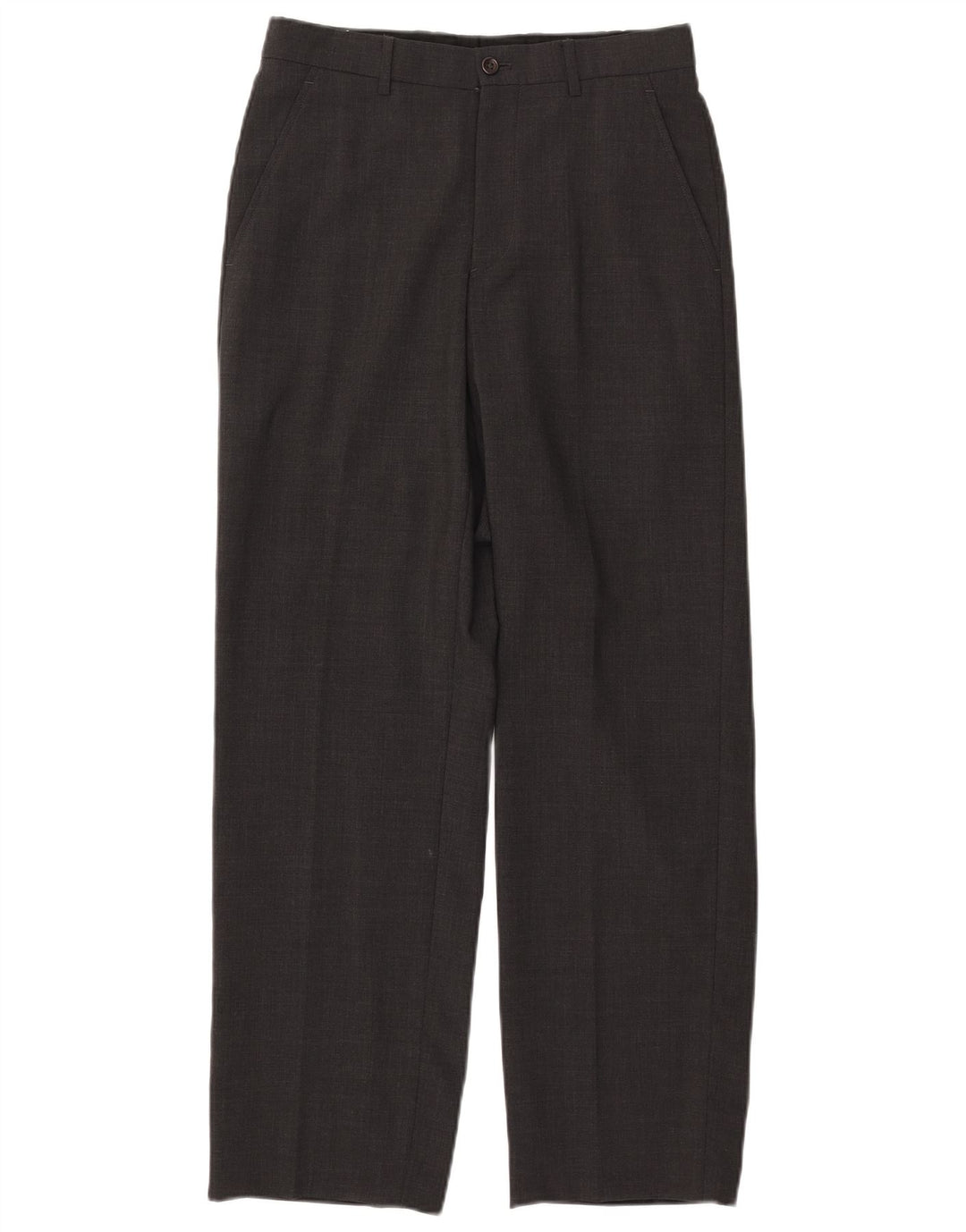 ARMANI Calça Chino Masculina Reta IT 44 XS W29 L30 Lã Cinza