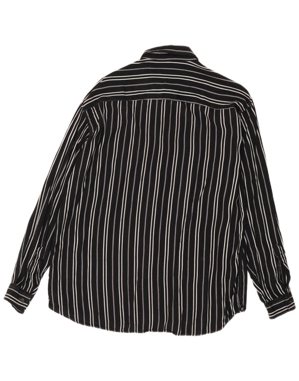 Camisa masculina Roberta di Camerino listrada preta média