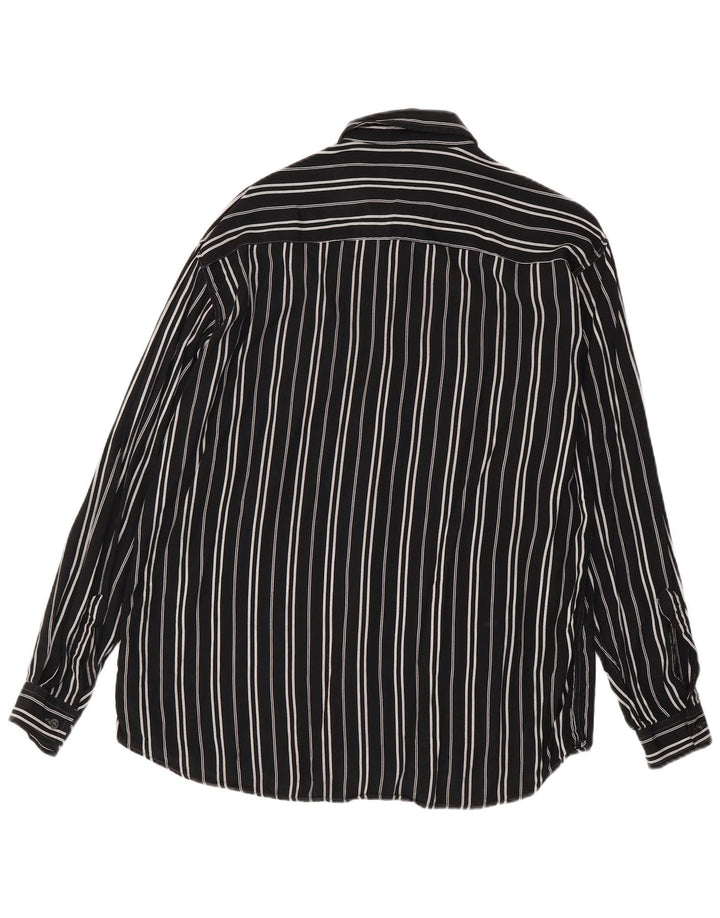 Camisa masculina Roberta di Camerino listrada preta média