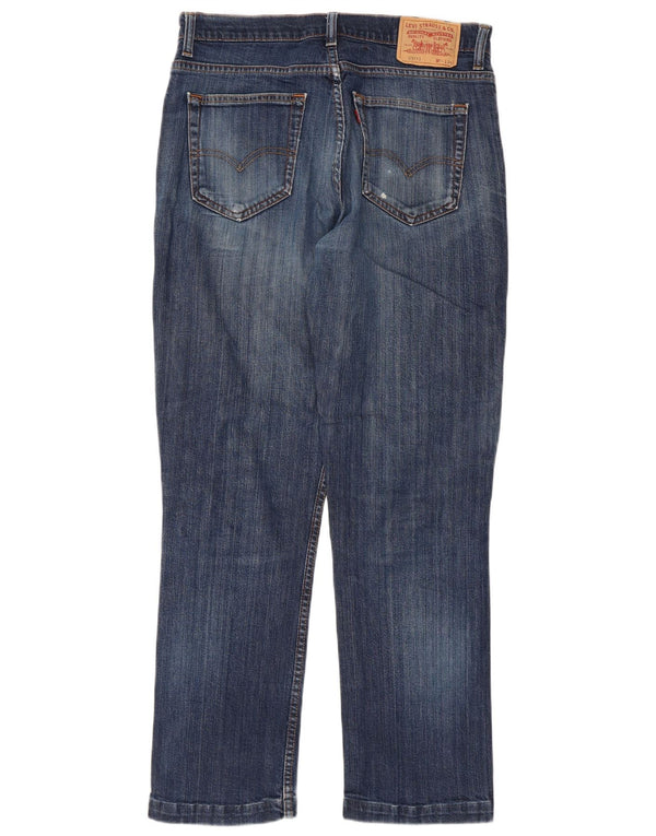 Calça Jeans Slim Feminina Levi's W34 L29 Azul Algodão