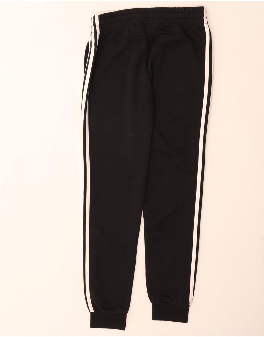 ADIDAS Womens Tracksuit Pants Joggers UK 8/10 Pequeno Algodão Preto