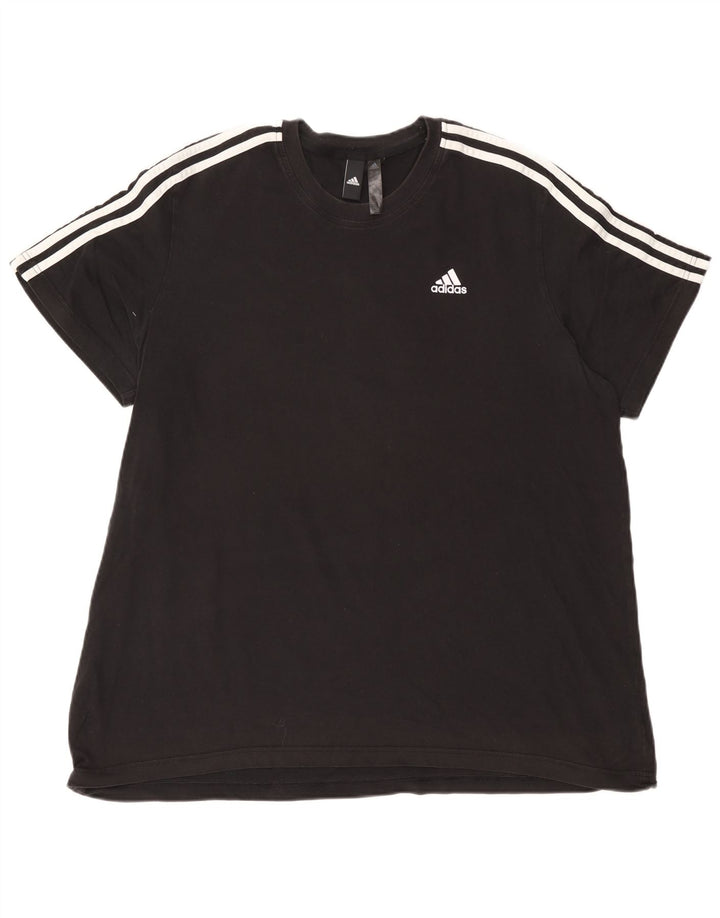 Camiseta masculina Adidas Top 2XL algodão preto