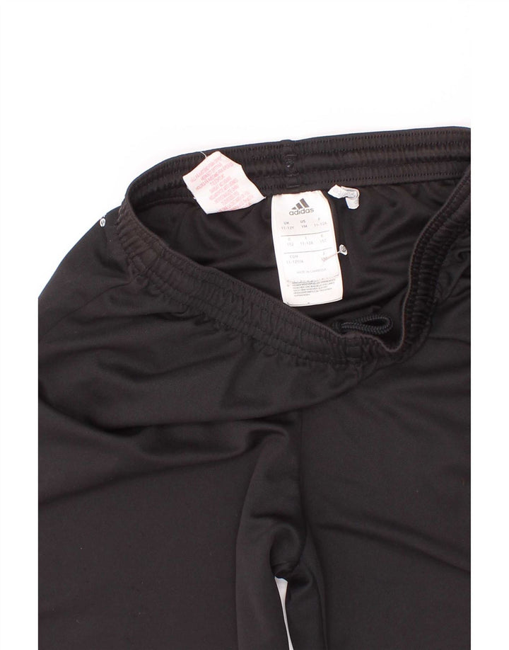 Shorts esportivos Adidas meninos 11-12 anos preto poliéster