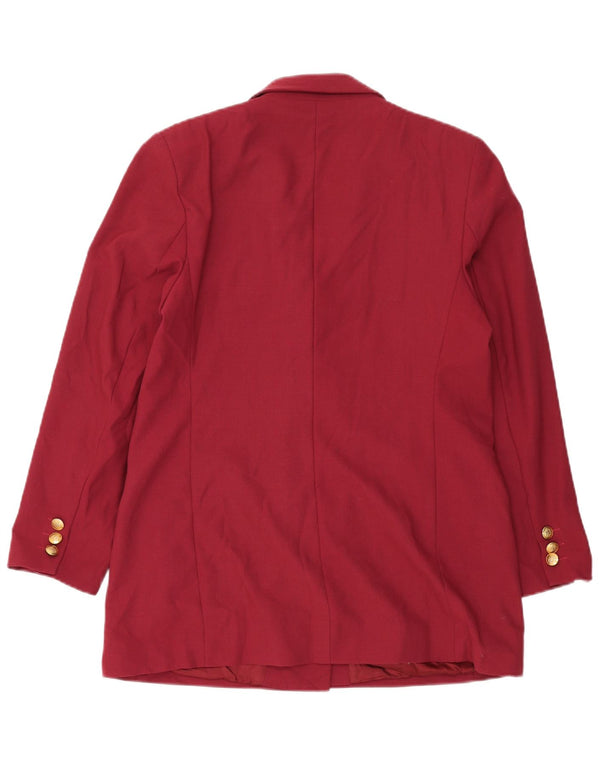 Jaqueta Blazer Feminina Marks & Spencer Standard Fit Reino Unido 16 Grande Borgonha
