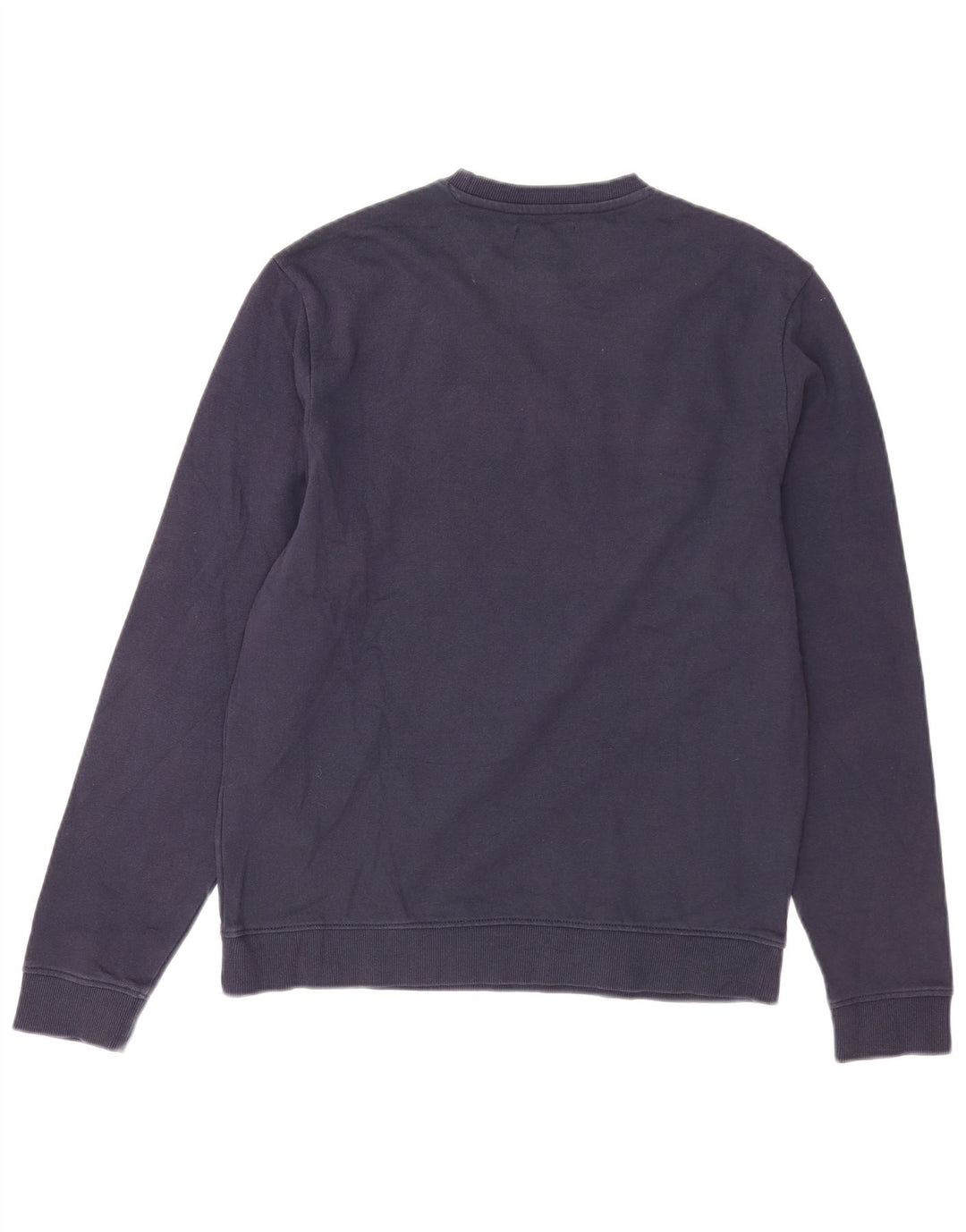 Suéter de moletom gráfico masculino Guess médio algodão azul marinho