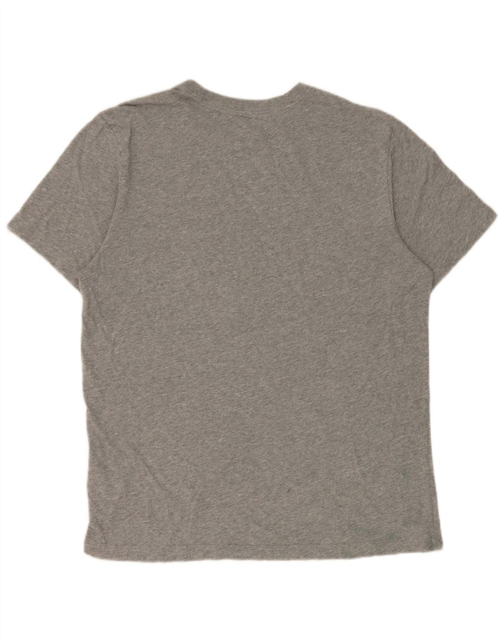 Camiseta masculina Nike algodão cinza médio
