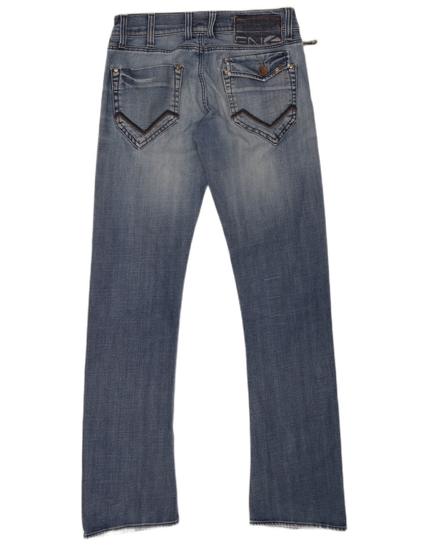 Energie Mens Bootcut Jeans W32 L34 Azul Algodão