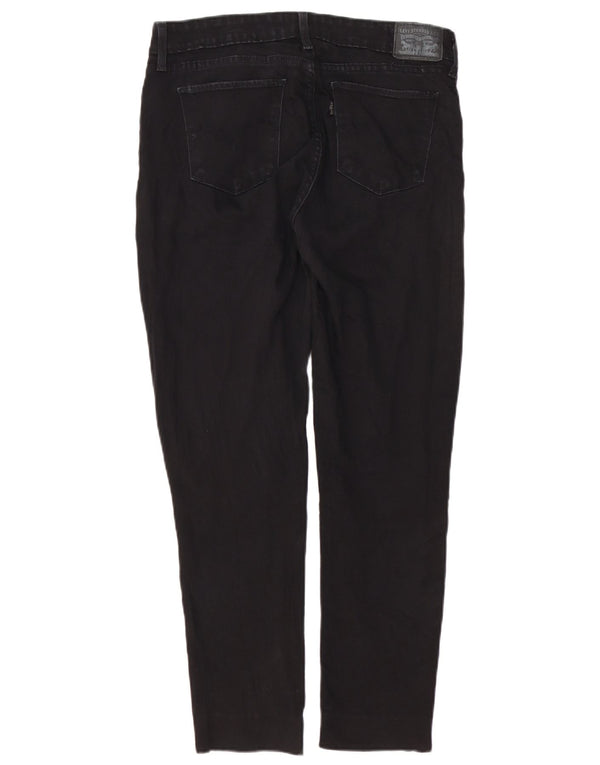 Calça jeans feminina Levi's 711 skinny W30 L27 algodão preto
