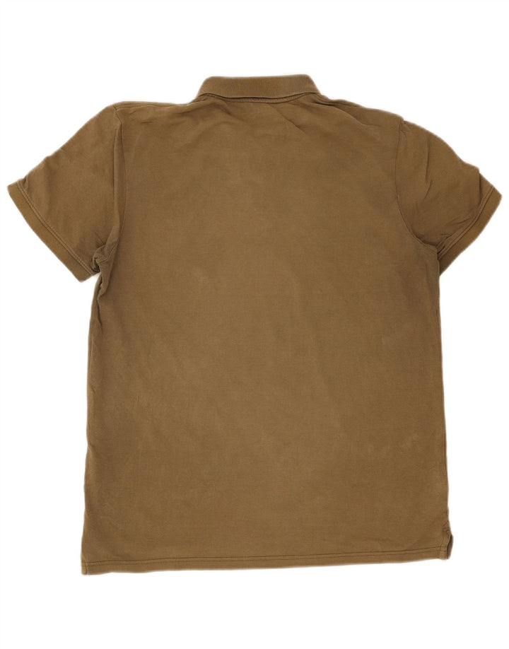 Camisa polo masculina Jack & Jones grande cáqui