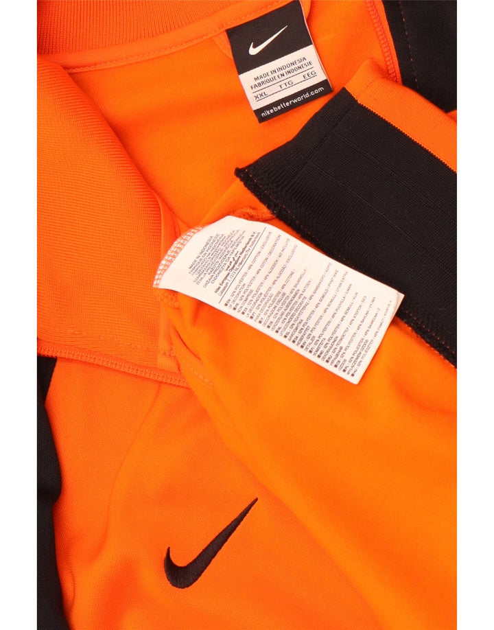 Jaqueta Nike Masculina KNVB Graphic Tracksuit 2XL Laranja Colorblock