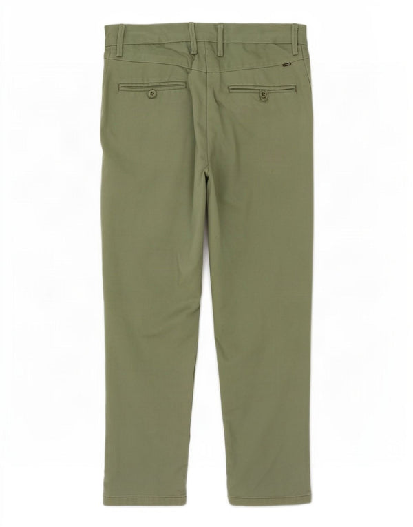 Calça jeans reta masculina Levi's W30 L32 verde poliéster
