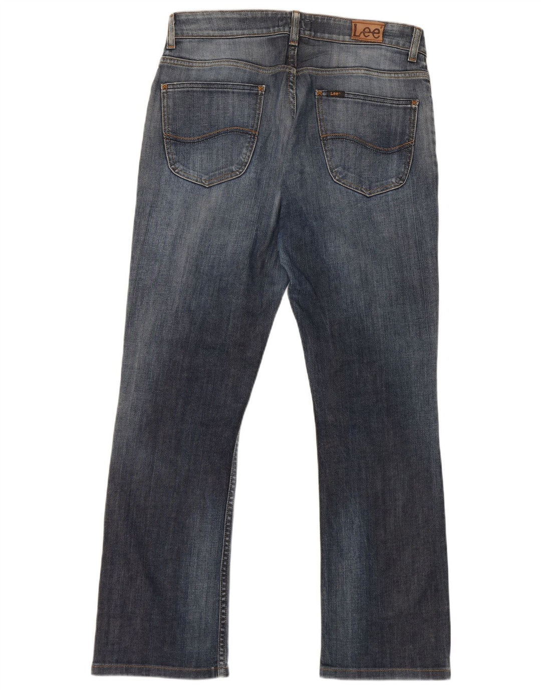 Lee Womens Cameron Bootcut Jeans W34 L28 Azul Algodão