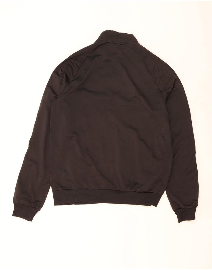 ADIDAS Mens Tracksuit Top Jacket Médio Preto Poliéster