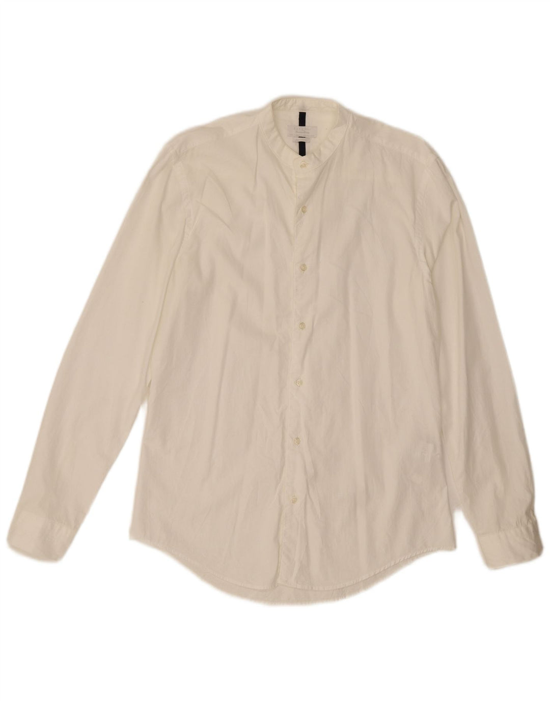 Camisa masculina ZARA médio algodão branco