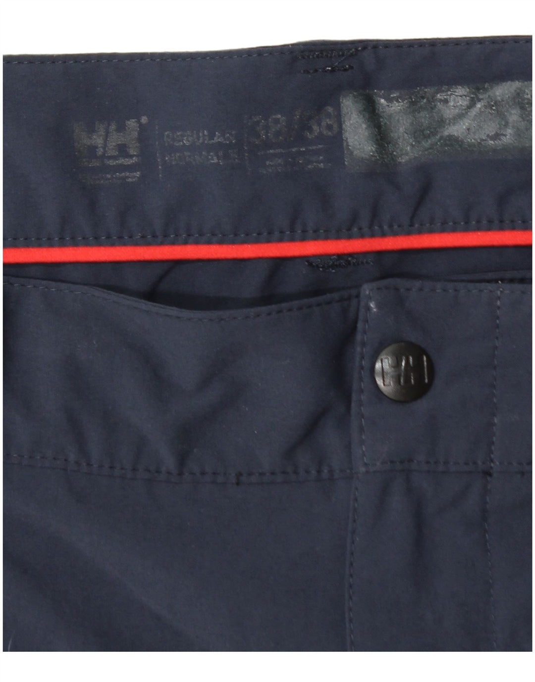 HELLY HANSEN Mens Regular Fit Chino Shorts W38 XL  Navy Blue Polyamide