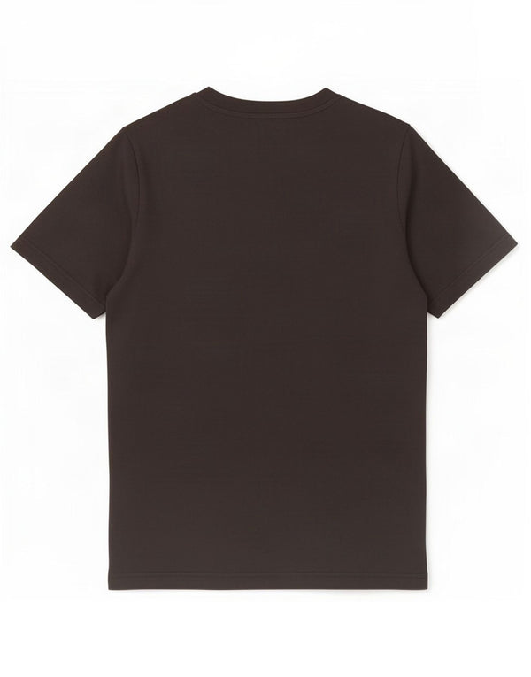 Puma Mens Graphic T-Shirt Top Pequeno Algodão Preto