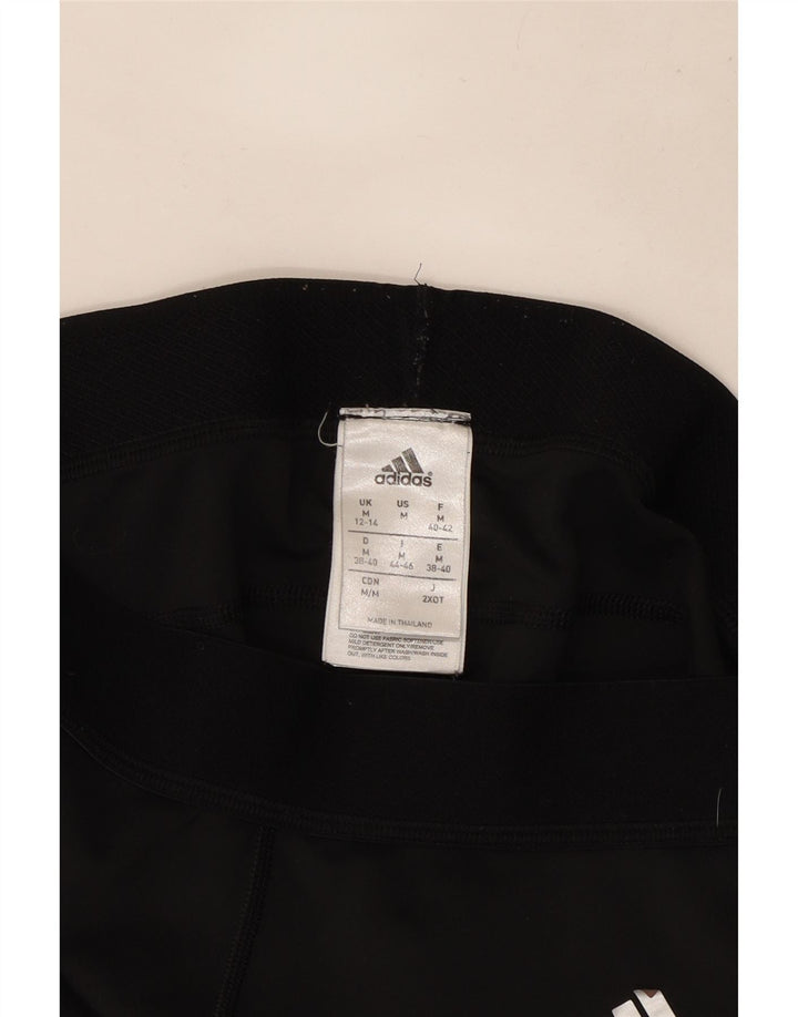 Leggings Adidas Femininas UK 12/14 Médio Preto Poliéster