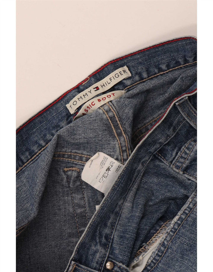 Jeans Tommy Hilfiger feminino clássico bootcut W36 L30 azul algodão