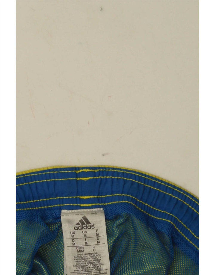 Shorts de natação masculino Adidas médio amarelo nylon