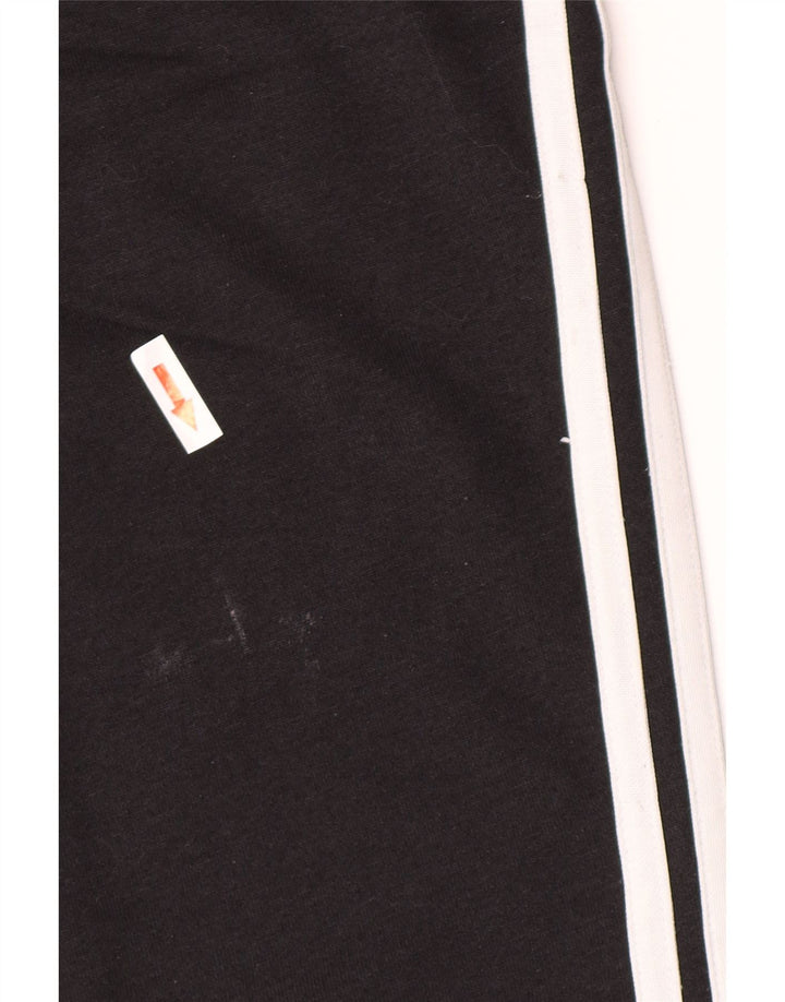 Calças de treino masculinas Adidas Joggers grandes de algodão preto