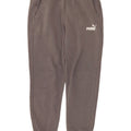 Calça de treino masculina Puma Joggers cinza médio algodão