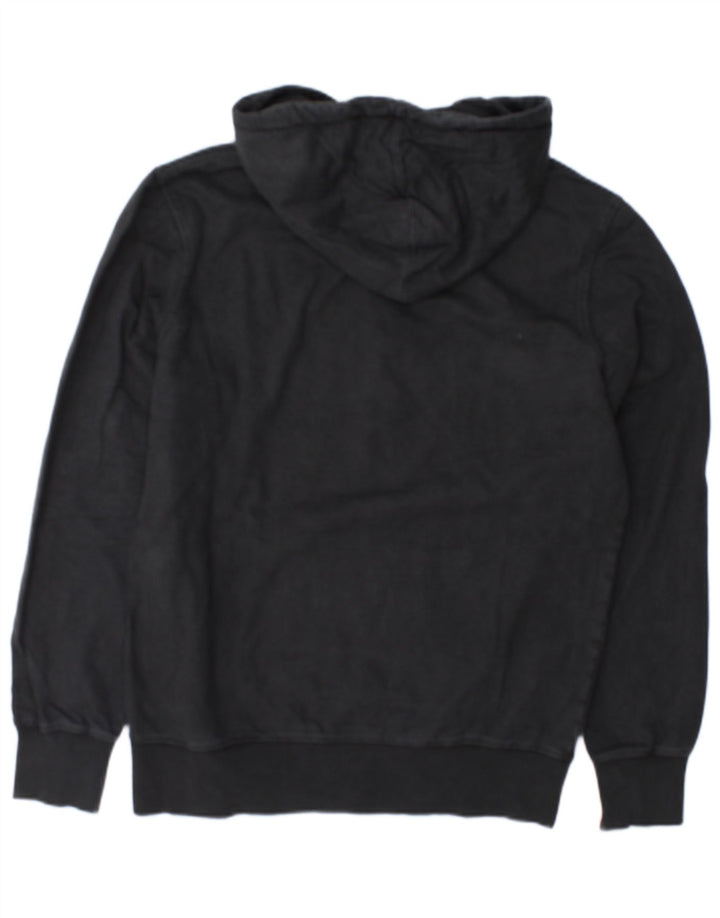 Diadora Mens Graphic Hoodie Jumper Médio Algodão Cinza