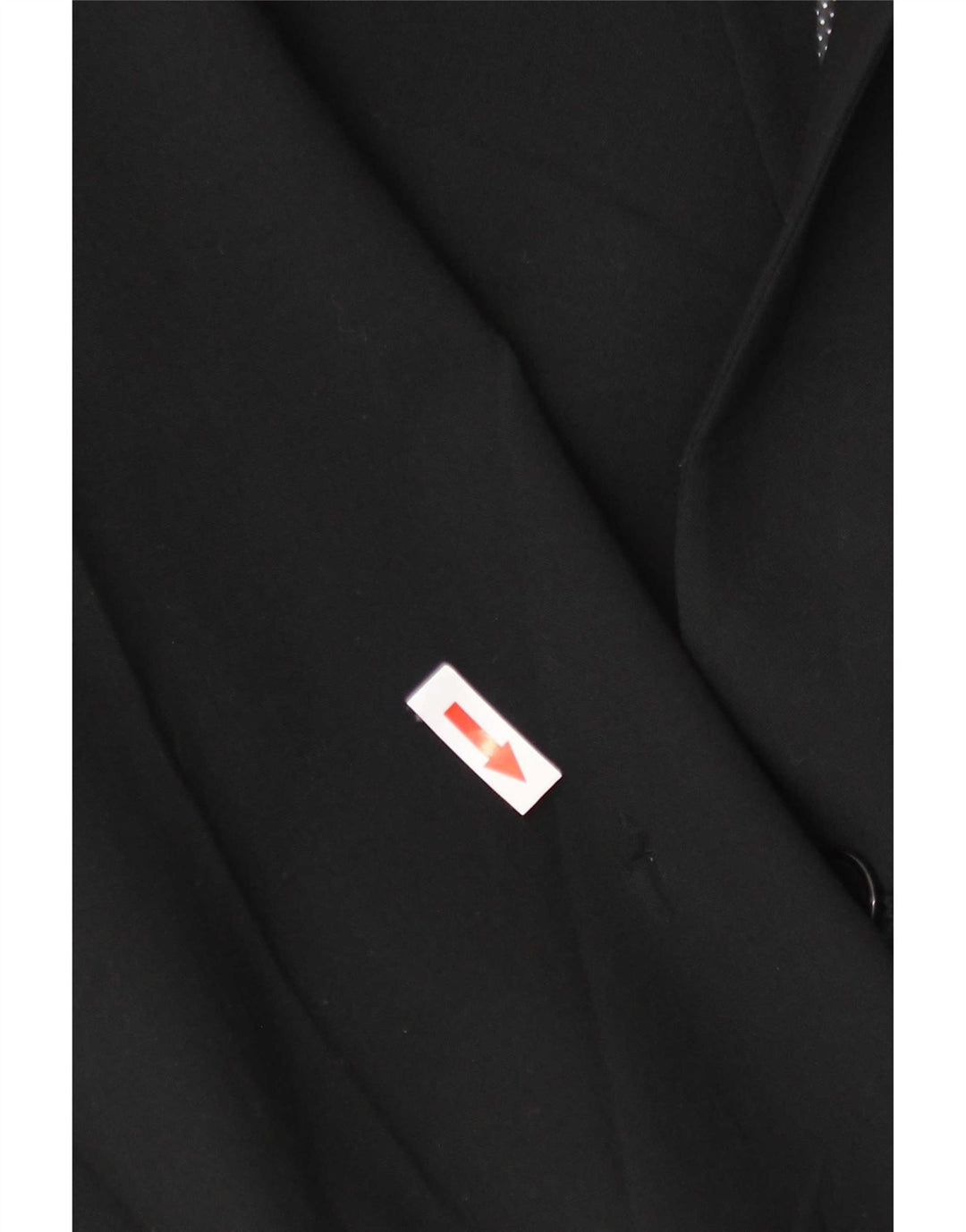 Jaqueta blazer masculina de 2 botões Marks & Spencer Reino Unido 48 2XL lã preta