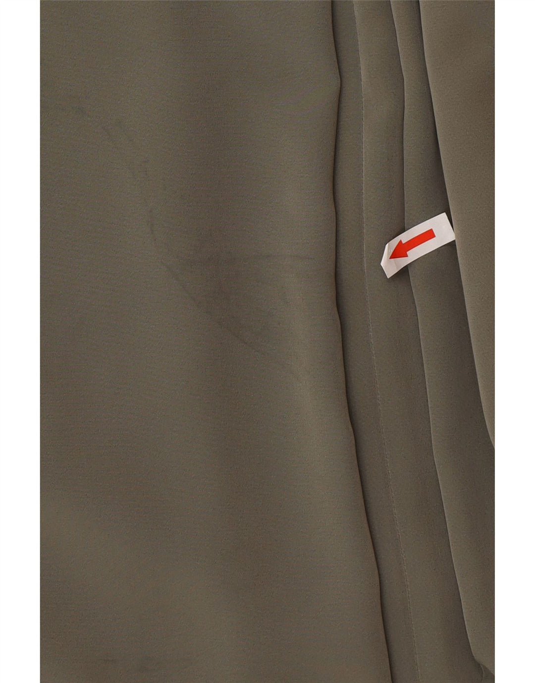 Sobretudo solto feminino vintage UK 20 2XL poliéster verde
