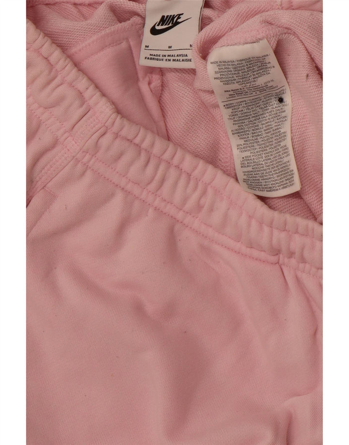 Shorts esportivos femininos NIKE UK 14 médio rosa algodão