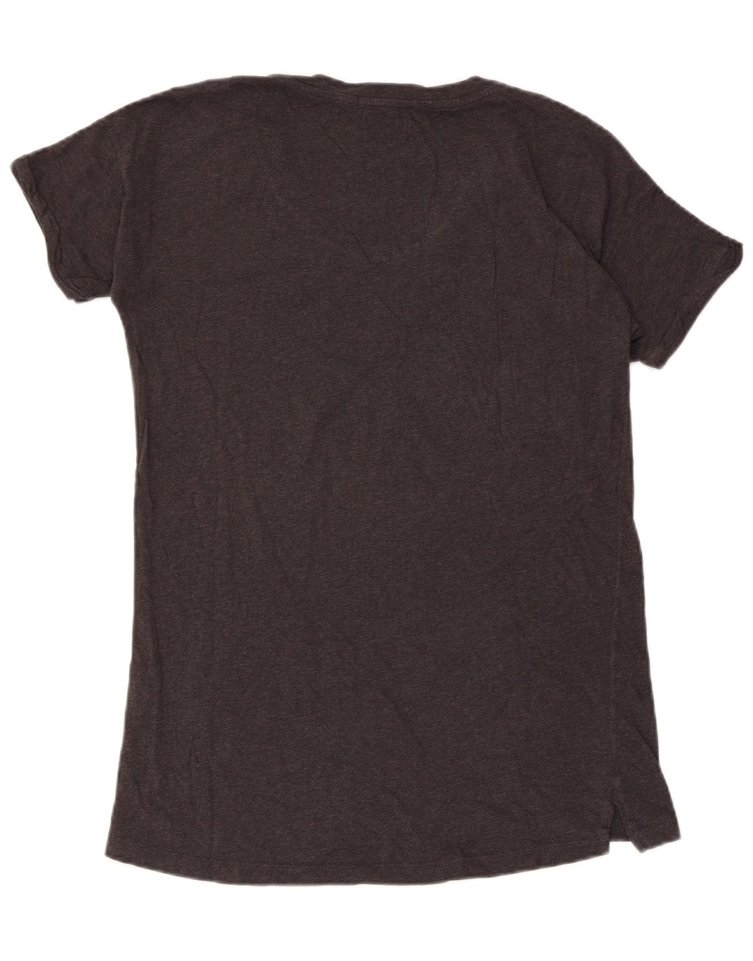 Camiseta feminina CONVERSE com estampa gráfica UK 14 grande algodão cinza