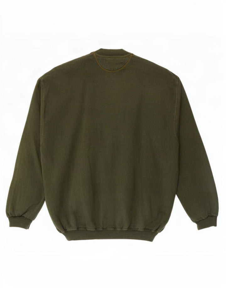 Rifle Suéter Cardigan Masculino XL Algodão Cáqui
