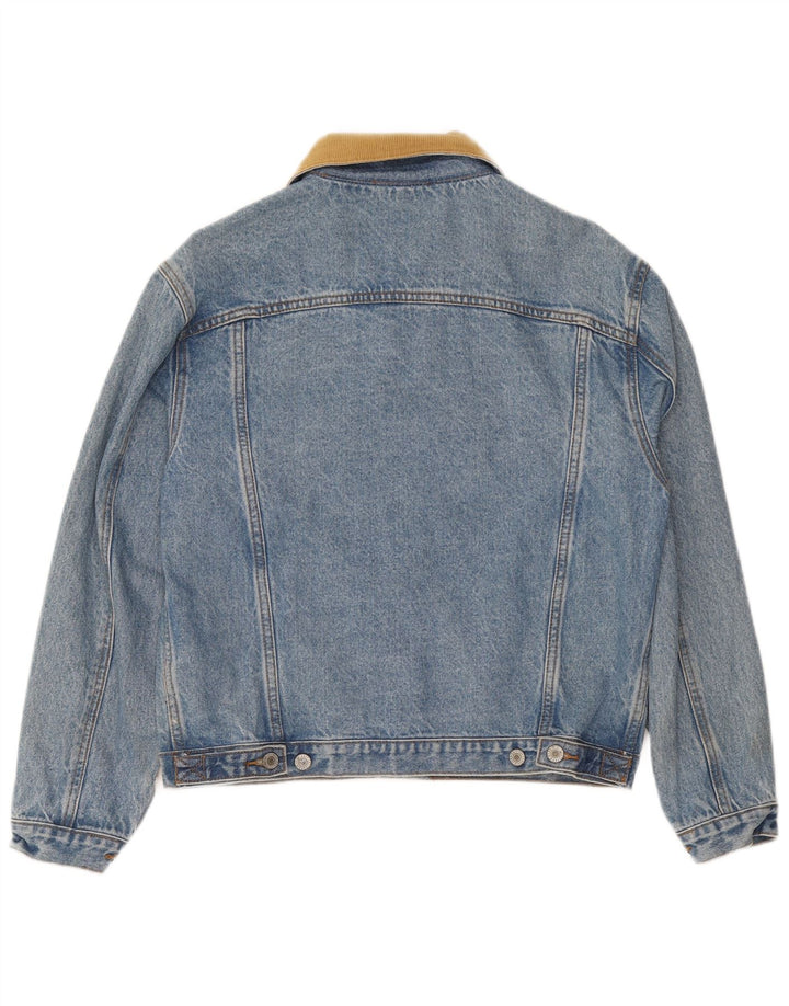 Jaqueta jeans masculina J.Galt Reino Unido 36 algodão azul pequeno