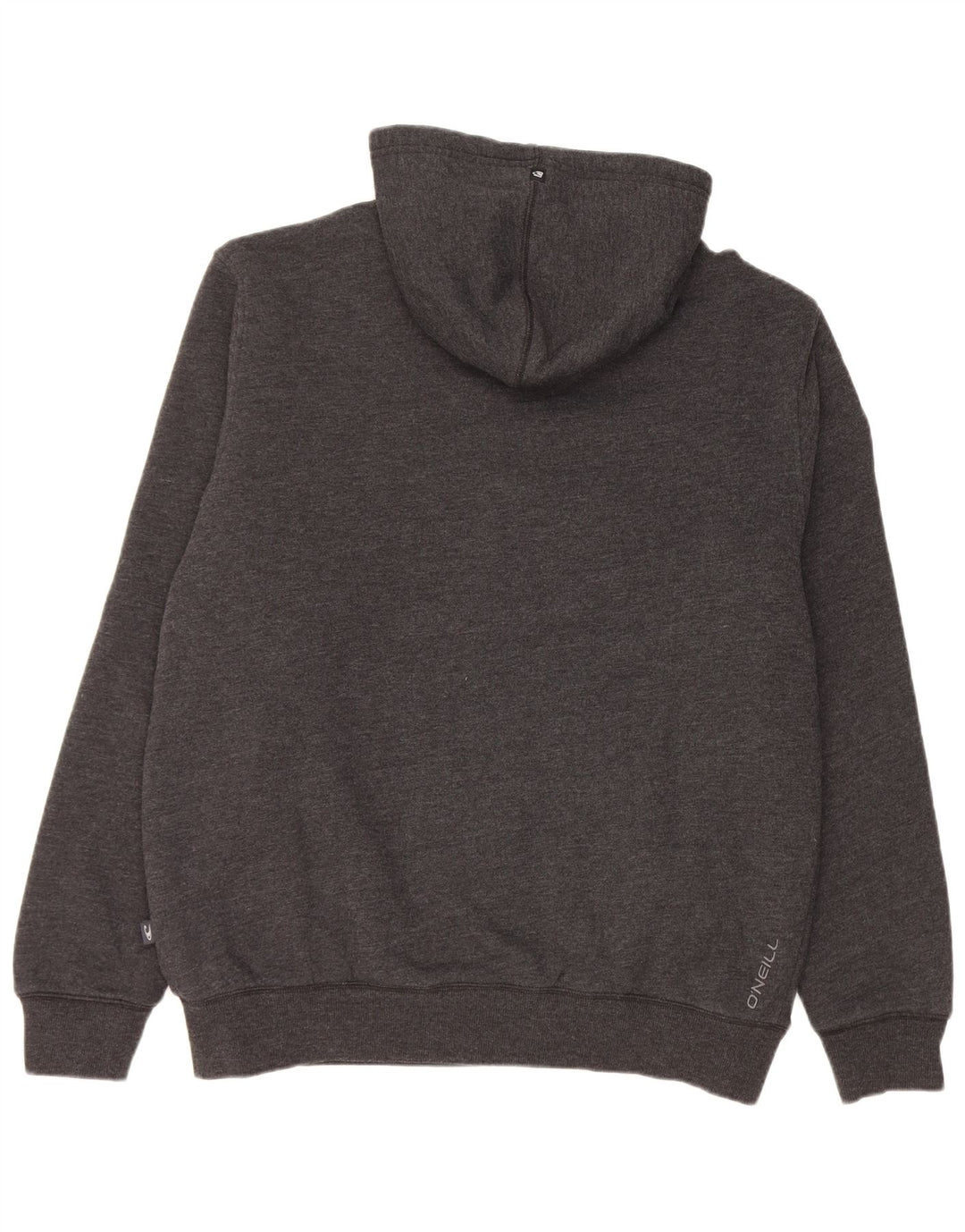 Suéter masculino O'Neill com capuz e zíper grande algodão cinza