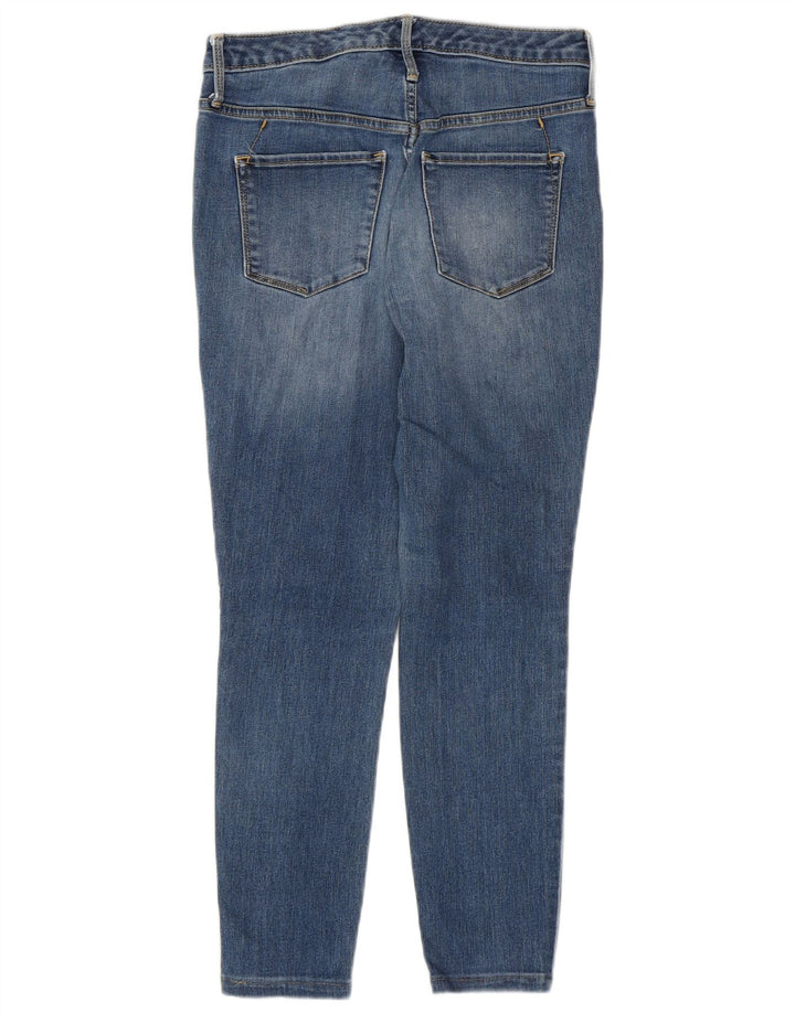 Calça jeans feminina Mossimo desgastada US 2 XS W26 L25 algodão azul