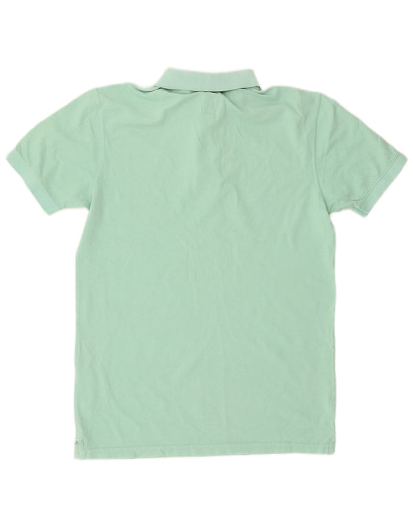 Camisa polo masculina de ajuste clássico Jack Wills XS de algodão verde