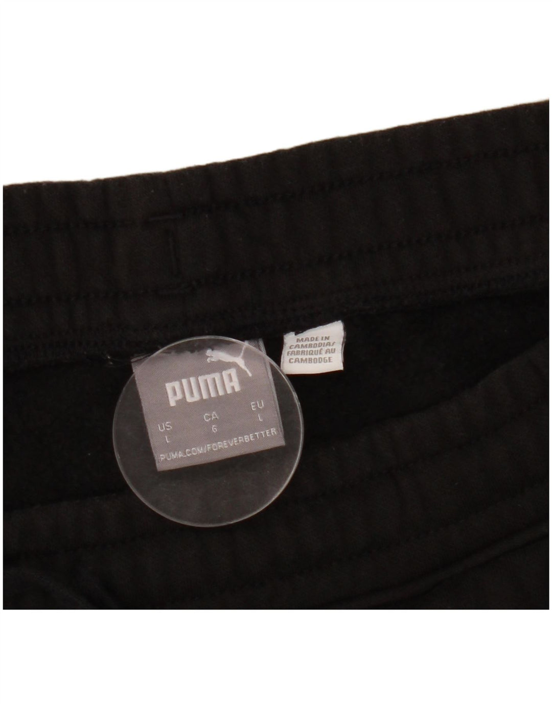 Shorts esportivos gráficos masculinos PUMA grandes pretos