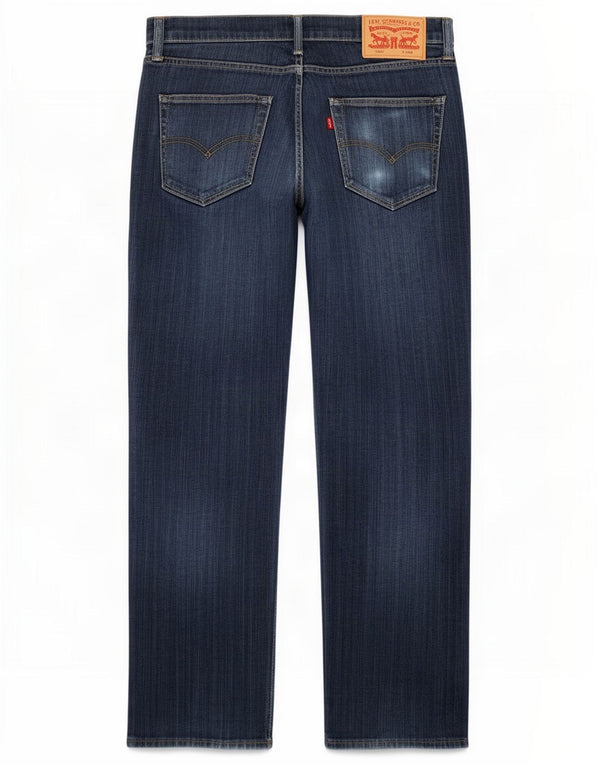 Levi's Masculino 504 Straight Jeans W34 L30 Azul Algodão