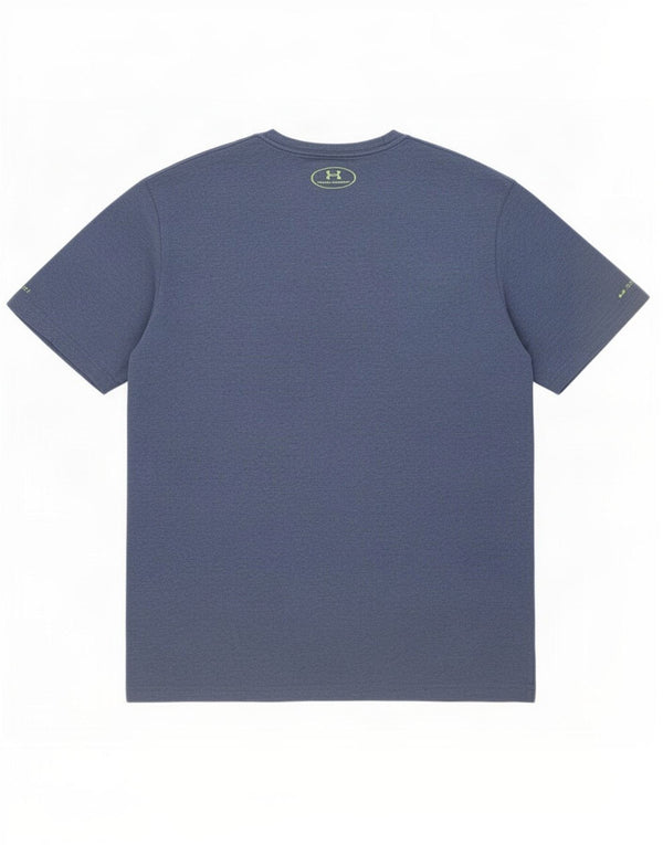 Camiseta masculina Under Armour Heat Gear grande azul marinho