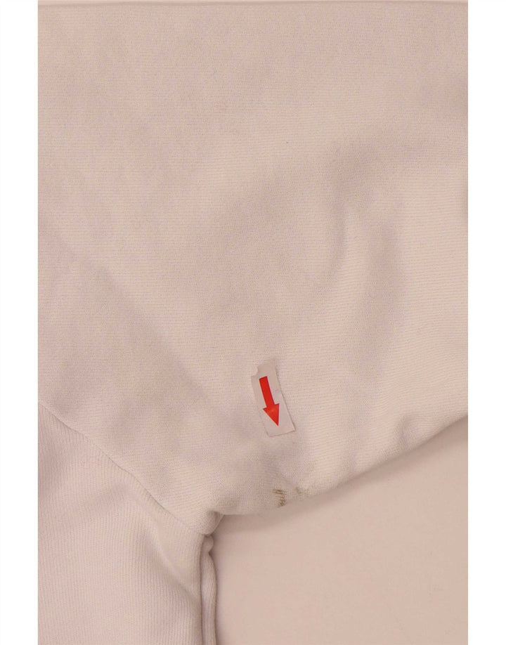 Adidas feminino moletom jumper médio algodão branco
