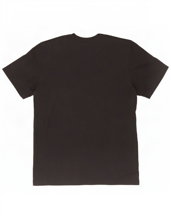 Adidas Mens Graphic T-Shirt Top Small Black Cotton