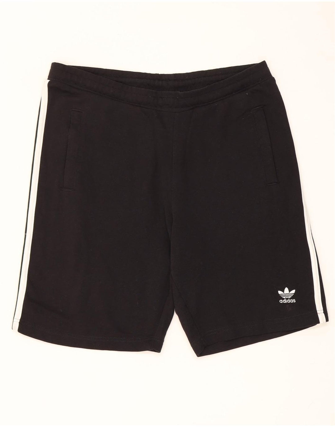 Adidas Mens Sport Shorts Grande Algodão Preto