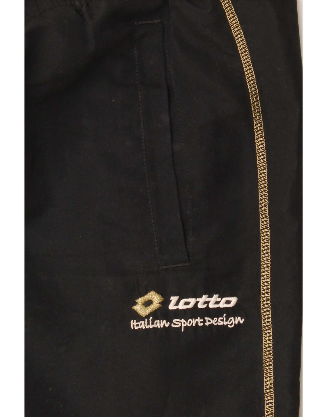 Calça de treino masculina Lotto Joggers grande preto