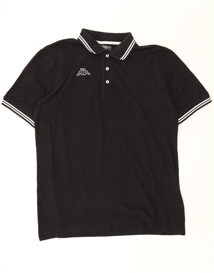 Camisa polo masculina KAPPA 2XL algodão preto