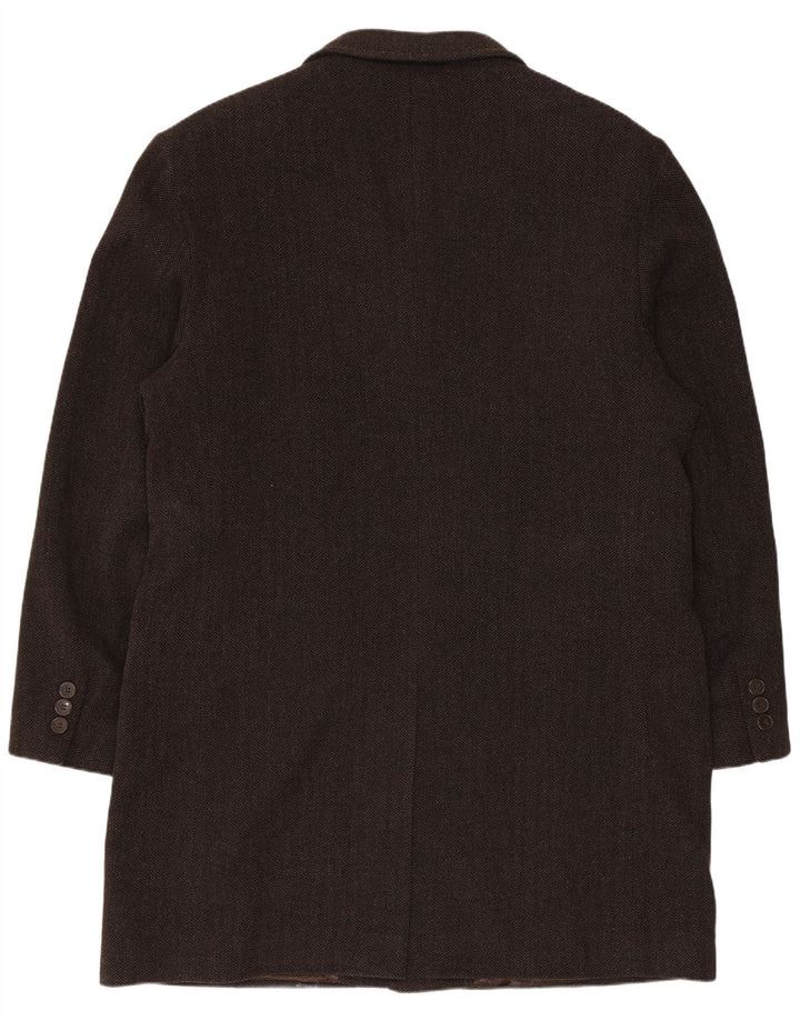 Casaco masculino Chesterfield da Conbipel IT 54 XL marrom espinha de peixe