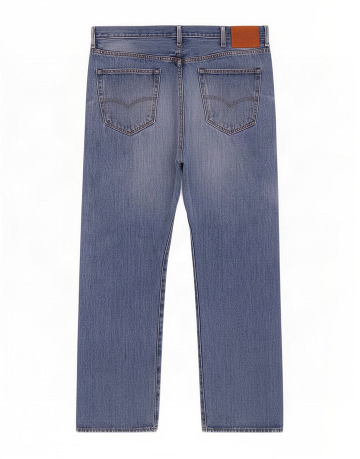 Jeans retos masculinos Levi's W40 L32 algodão azul