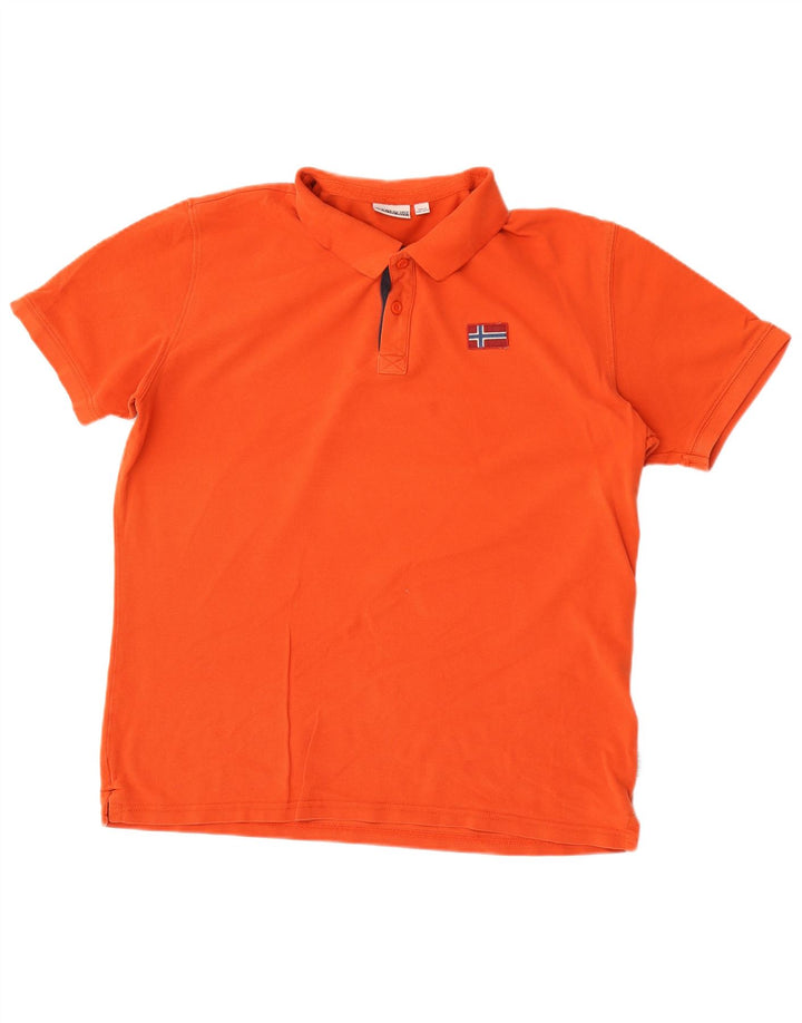 Camisa polo masculina Napapijri 2XL laranja