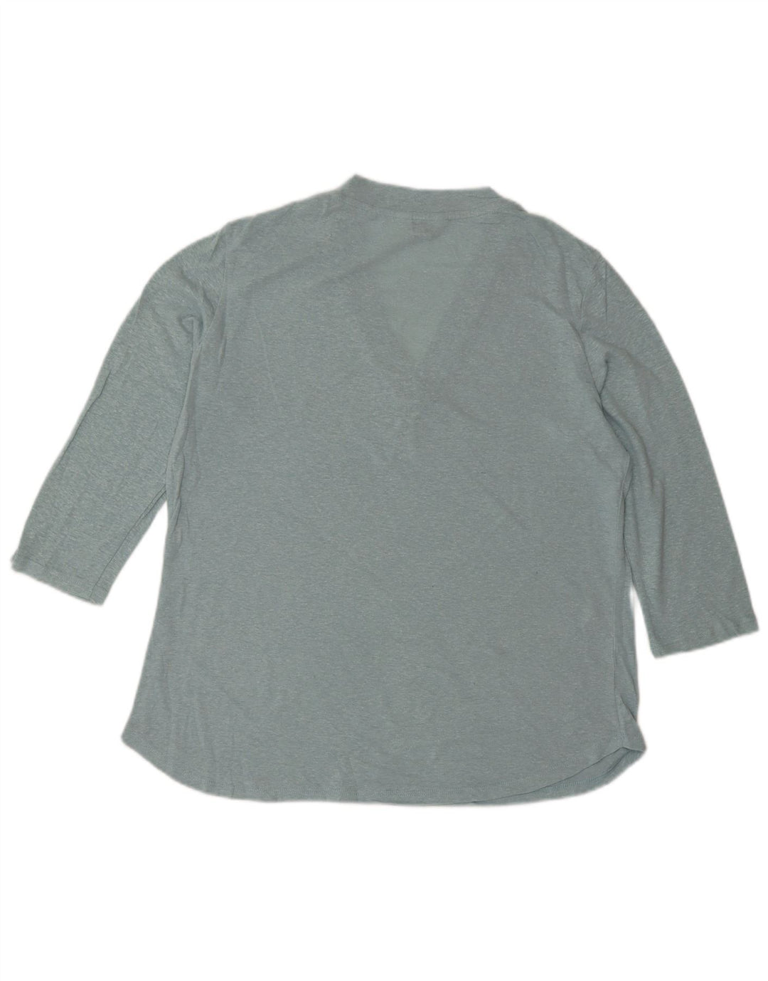 ORVIS Top feminino oversized manga 3/4 Reino Unido 10 pequeno azul