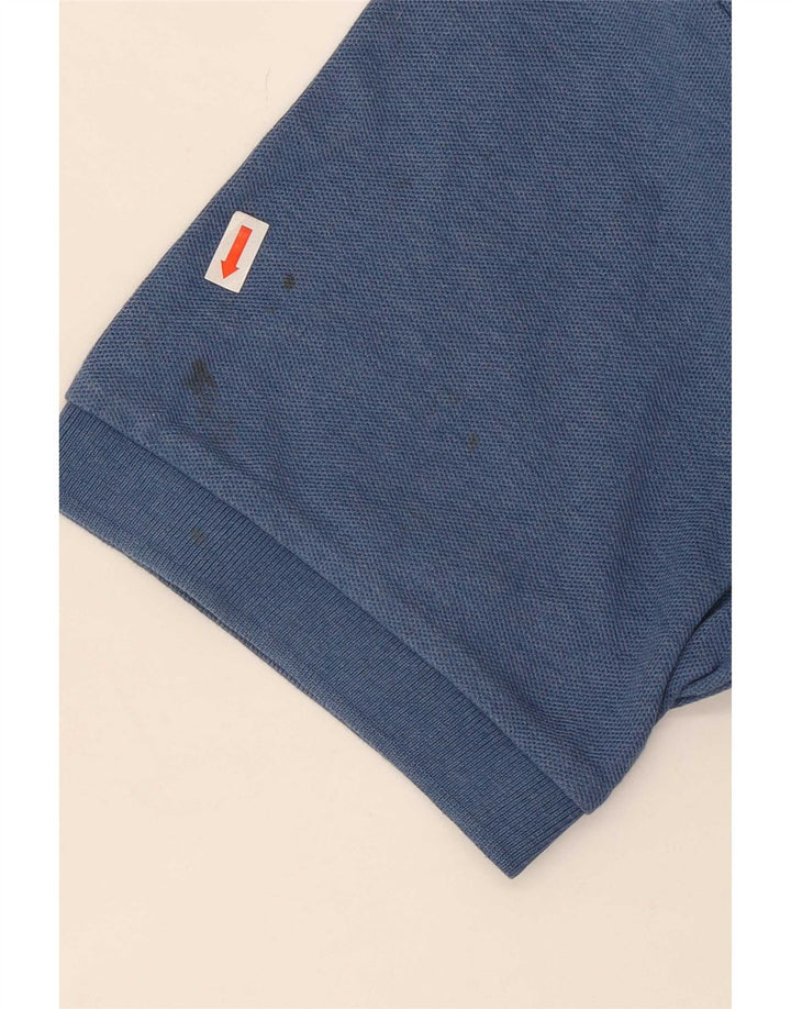 Camisa polo masculina Fila médio algodão azul