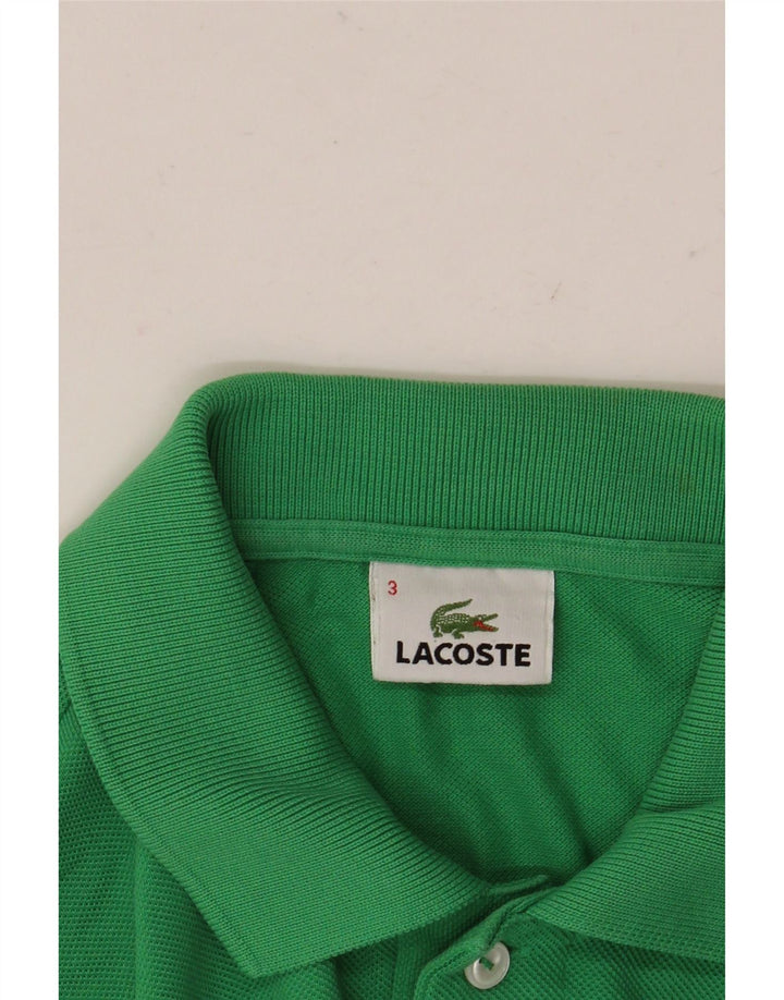 Camisa polo masculina LACOSTE tamanho 3 pequeno verde